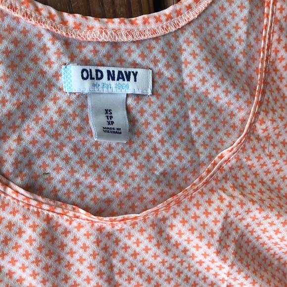 Old Navy Orange Pattern-XS - Picture 2 of 5
